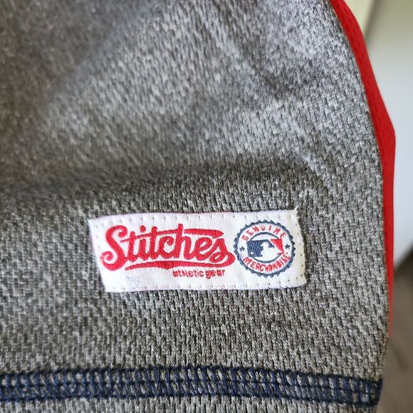 Stitches MLB Washington Nationals Embroidered Men's Short Sleeve Shirt XL - Picture 4 of 6